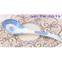Hot sell ceramic personalized big spoon with printing